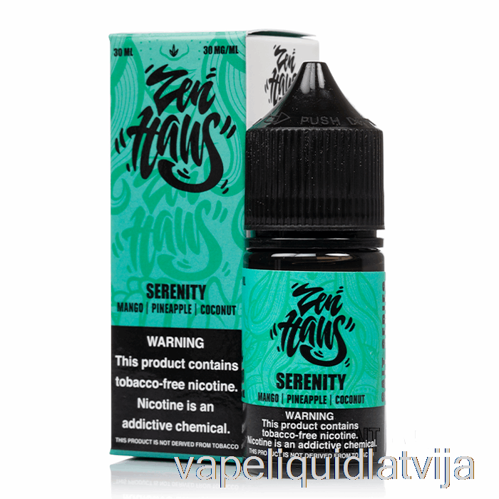 Serenity - Zen Haus Salts - 30ml 30mg Vape šķidrums